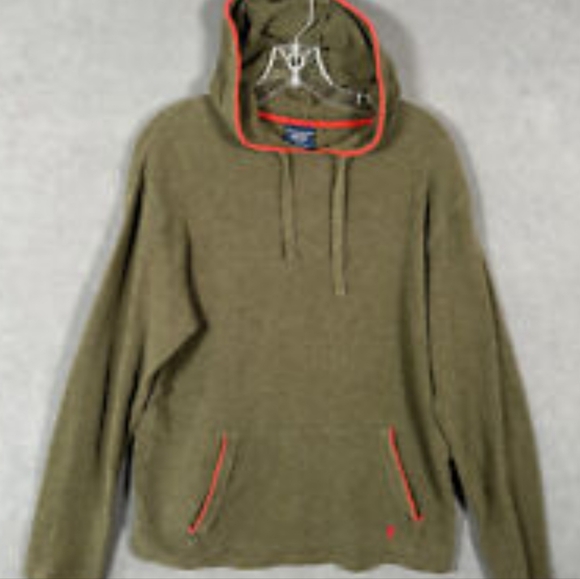 Polo Ralph Lauren Other - Polo Ralph Lauren Olive Green Hoodie Top  Size Medium